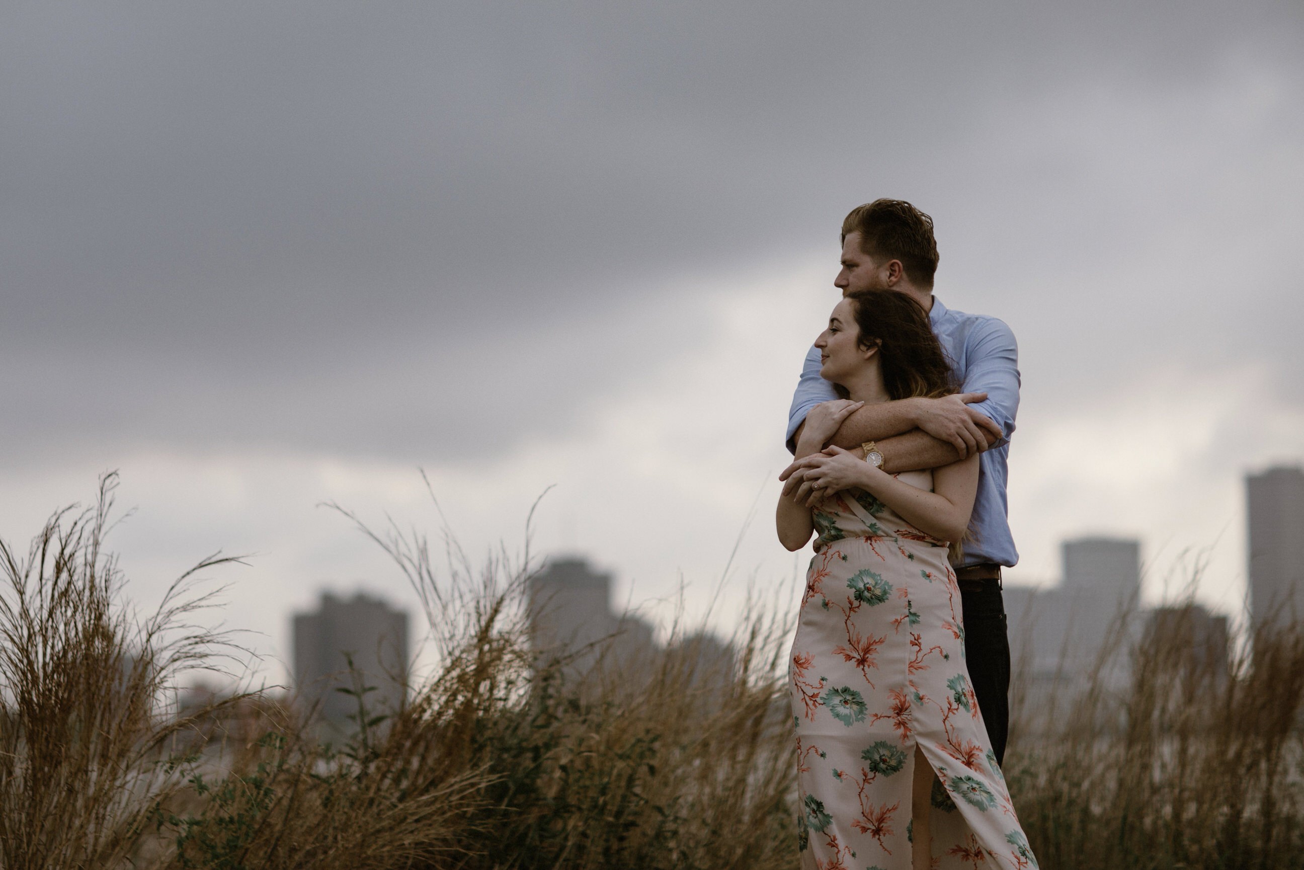 Moody Mississippi River Engagement Session