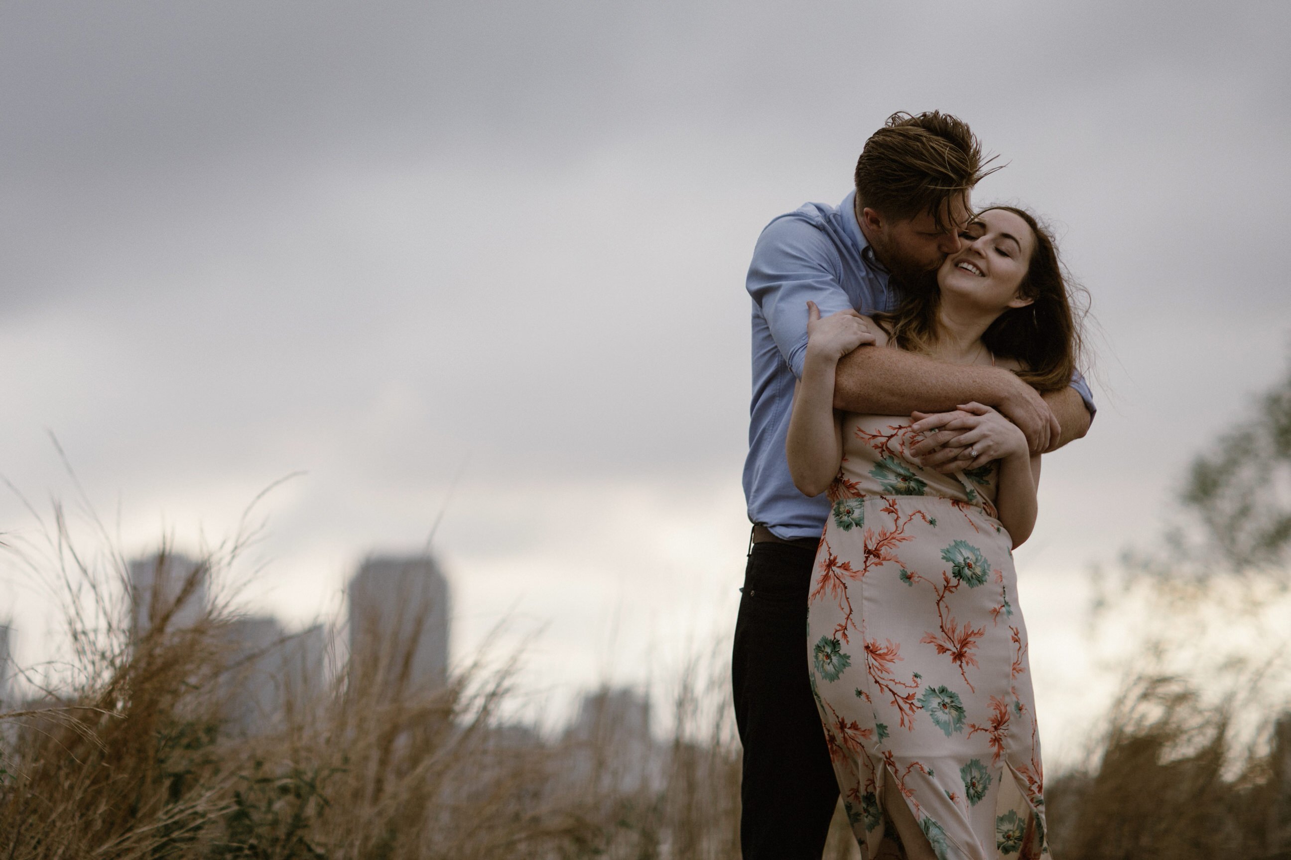 Moody Mississippi River Engagement Session