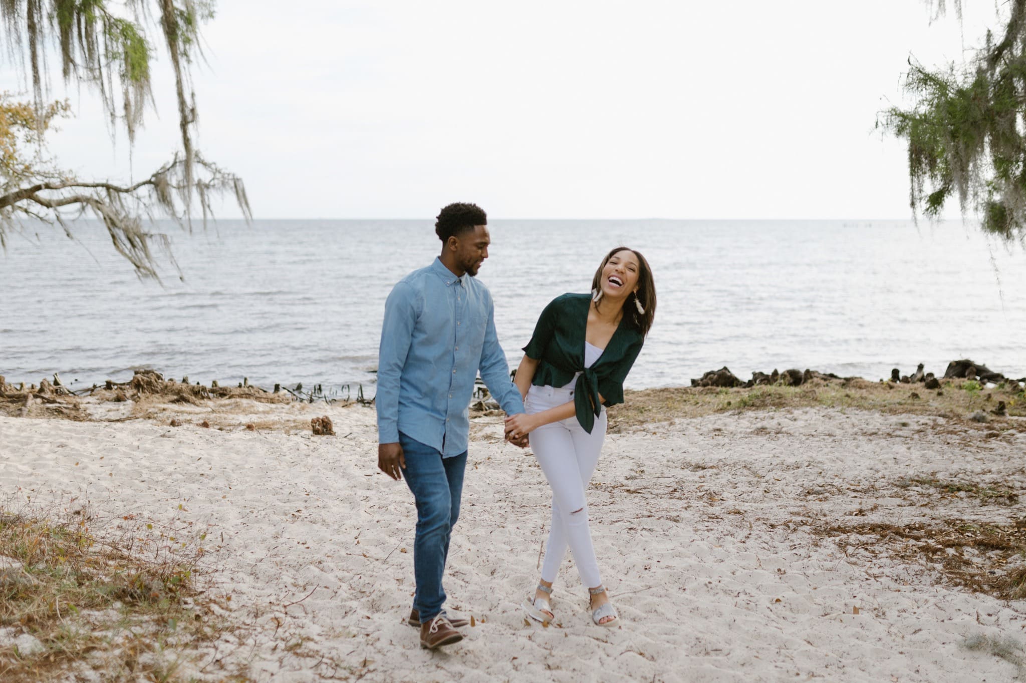 Fontainebleau State Park engagement session