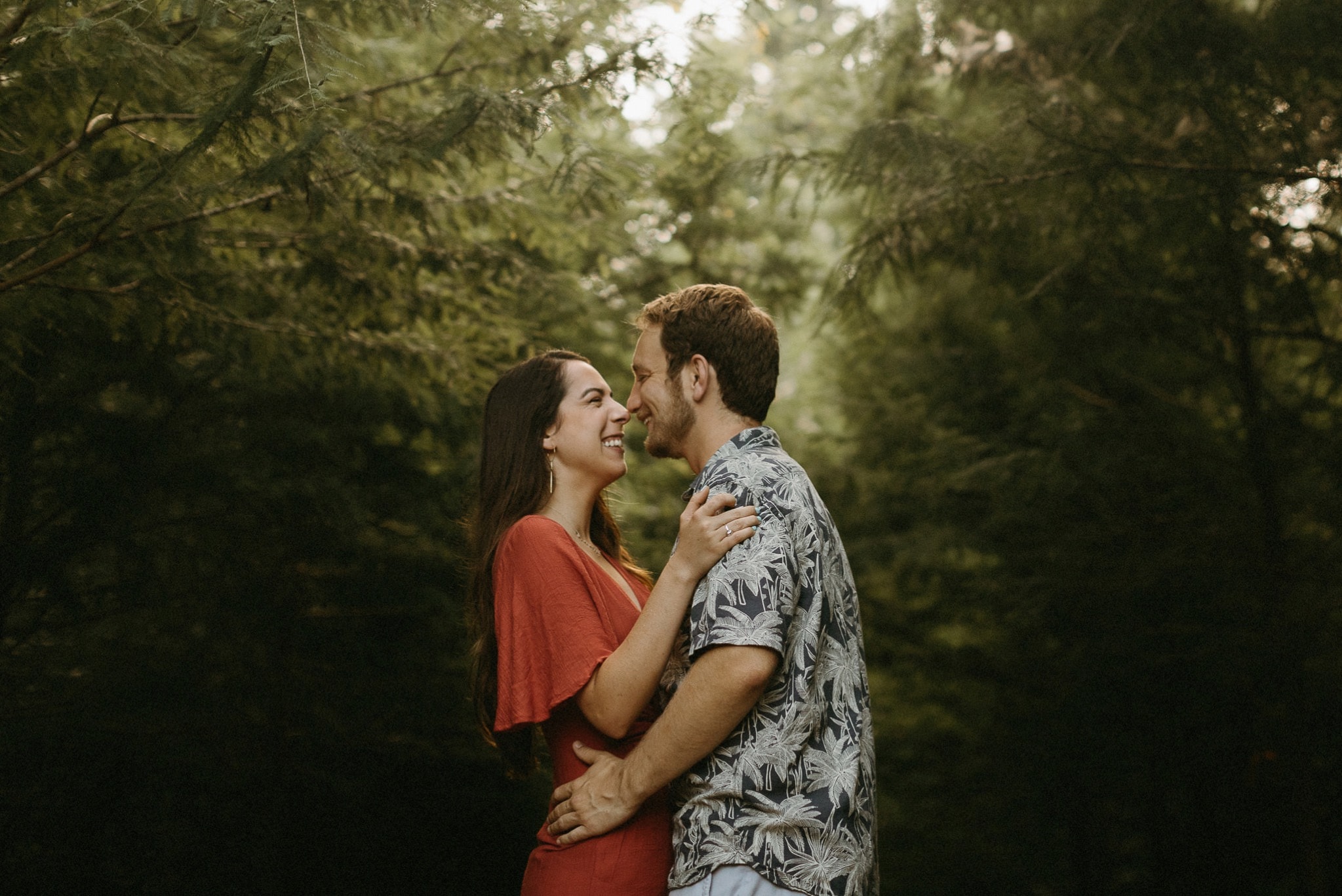 Couturie Forest City Park Engagement Session