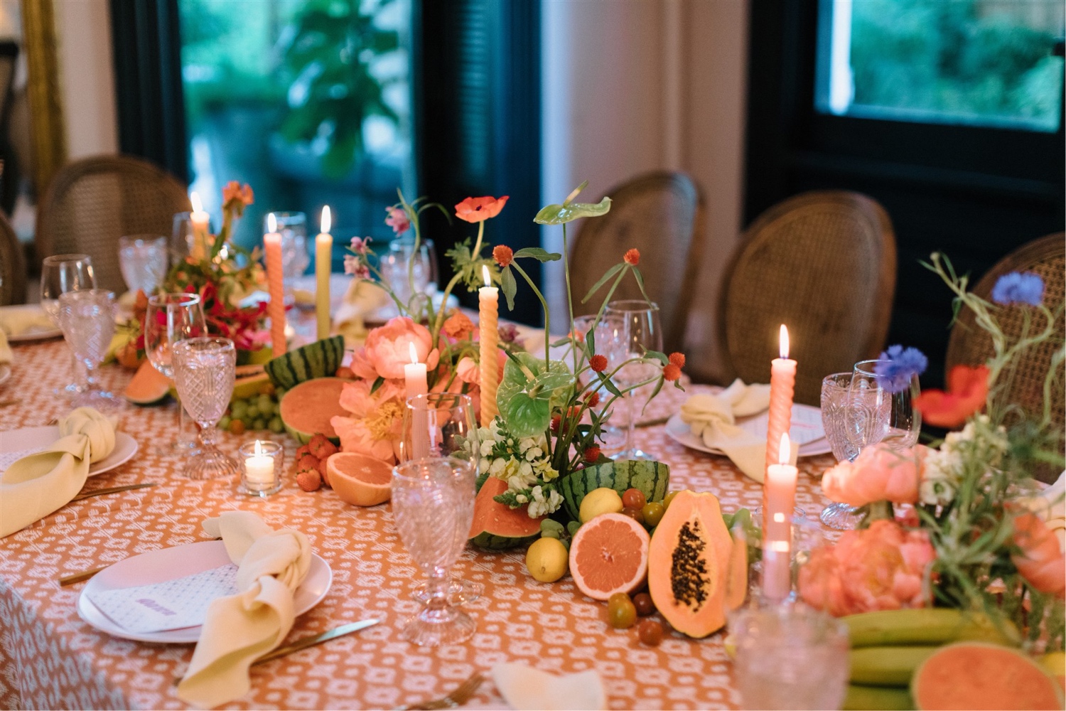 seated dinner wedding