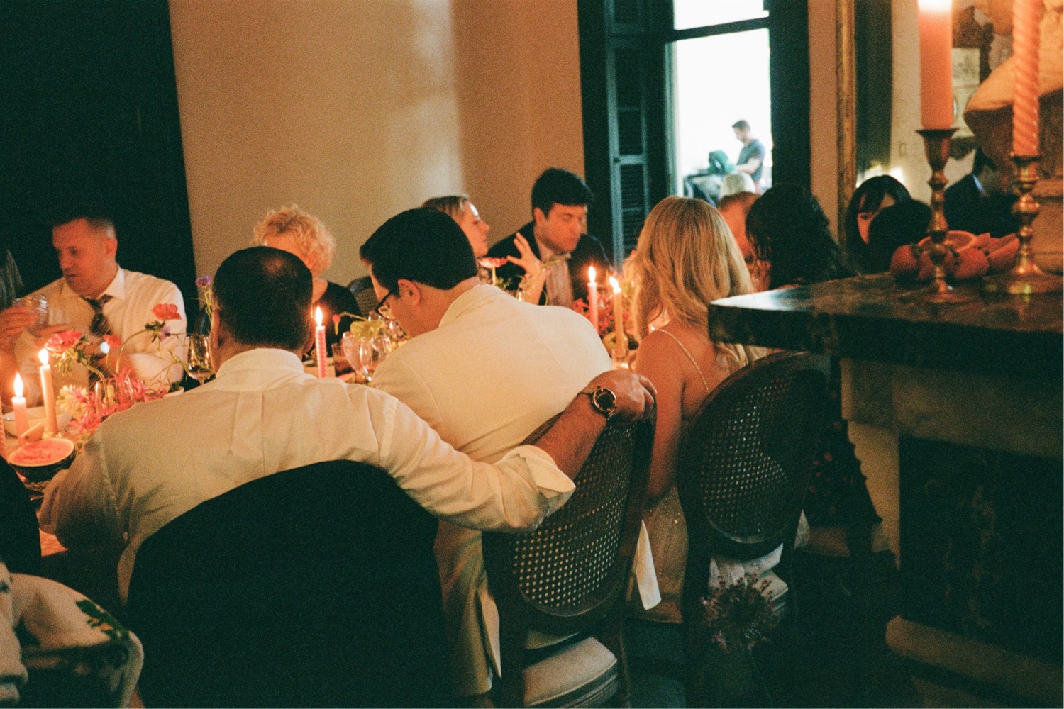 seated dinner wedding